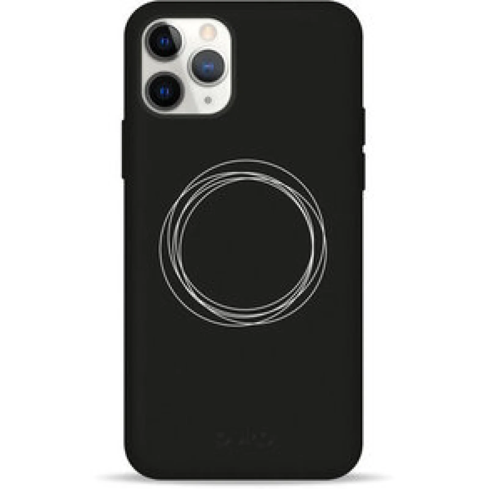Чохол Pump Silicone Minimalistic Case Circles on Dark (PMSLMN12(6.1)-6/173) для iPhone 12, iPhone 12 Pro