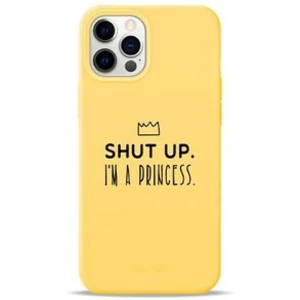 Цвет: Желтый - Чехол Pump Silicone Minimalistic Case I'm a Princess (PMSLMN12(6.1)-13/2) для iPhone 12, iPhone 12 Pro