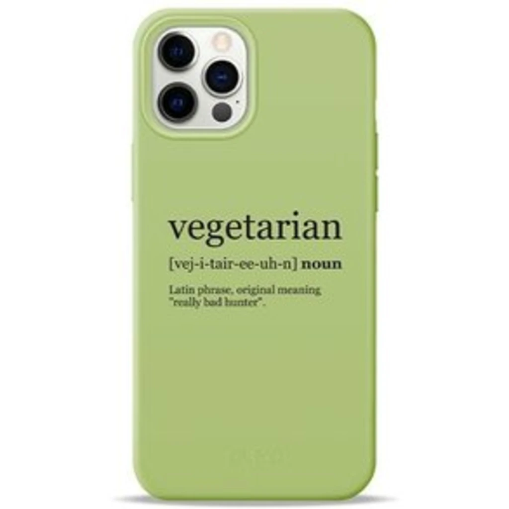 Чехол Pump Silicone Minimalistic Case Vegetarian Wiki (PMSLMN12(6.7)-4/253) для iPhone 12 Pro Max