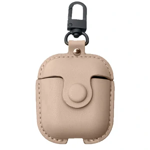 Колір: Бежевий - Чохол Airpods, Airpods 2 Leather Bag Beige