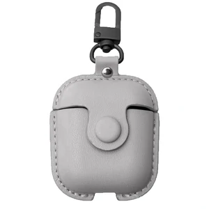 Колір: Сірий - Чохол Airpods, Airpods 2 Leather Bag Grey