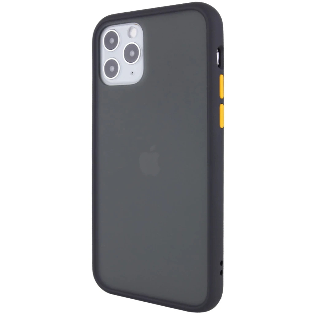 Чохол TPU LikGus Maxshield Black Yellow для Apple iPhone 11 Pro Max