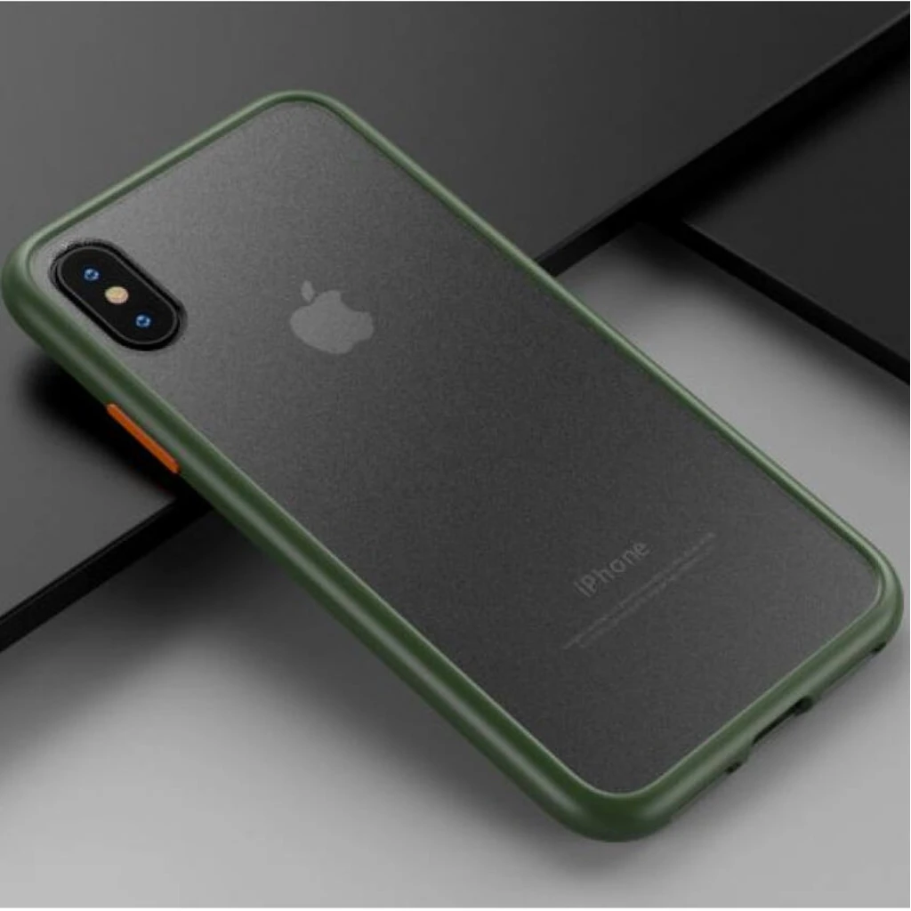 Чехол TPU LikGus Maxshield Green для Apple iPhone X, Apple iPhone XS