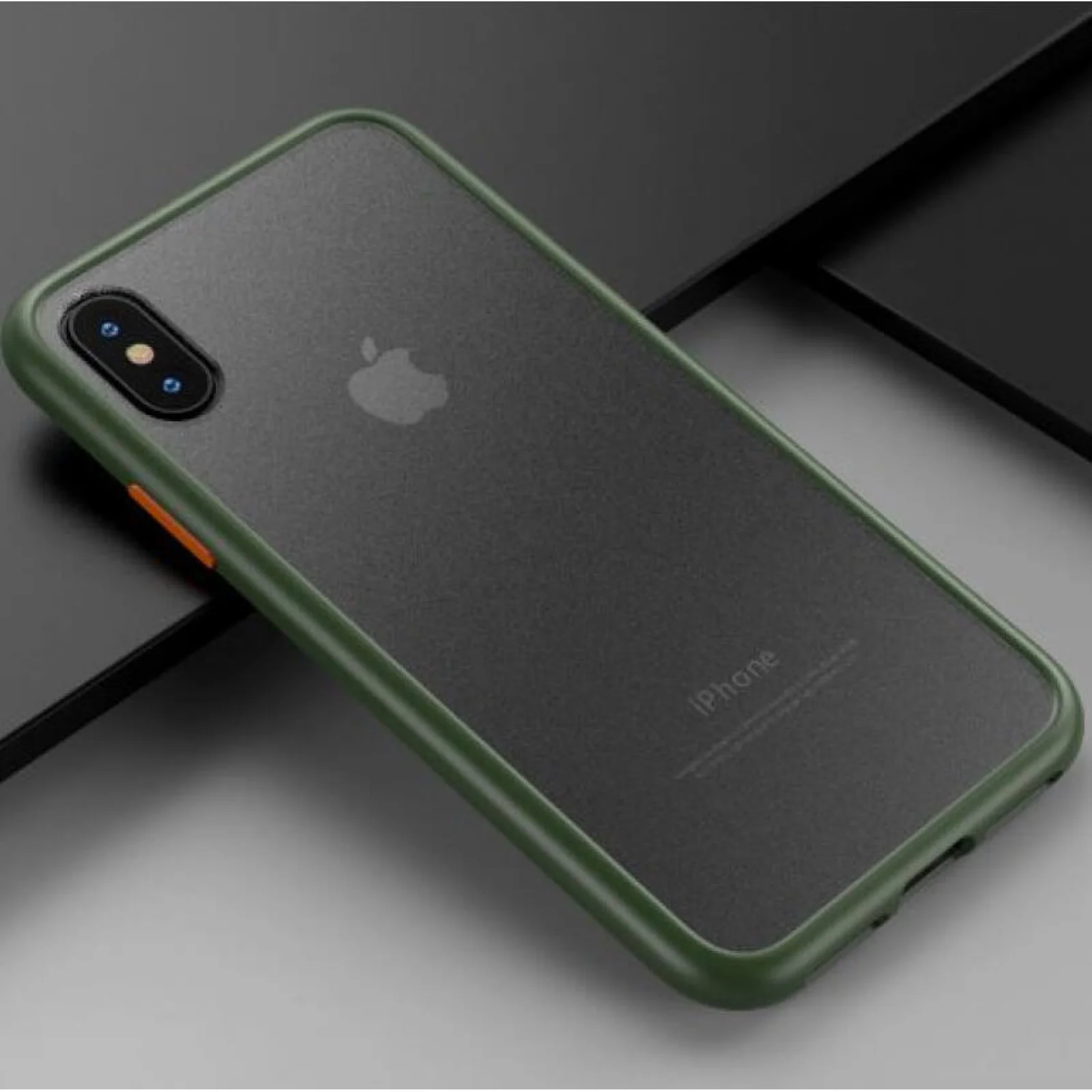 Чохол TPU LikGus Maxshield Green для Apple iPhone X, Apple iPhone XS