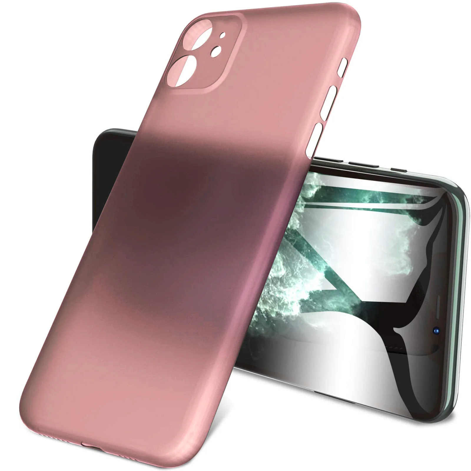 Чехол Apple iPhone 11 PP LikGus Ultrathin 0,3mm Case Pink