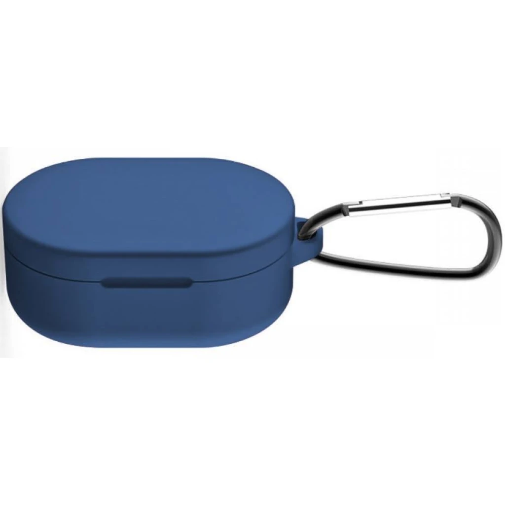 Чехол Xiaomi Mi AirDots Youth Edition, Xiaomi Redmi AirDots Silicone Case Clip Blue