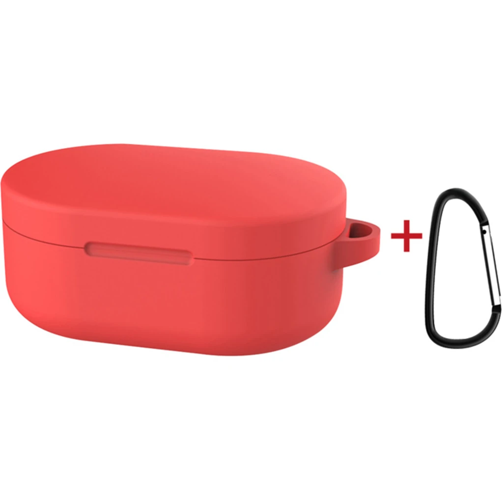 Чехол Xiaomi Mi AirDots Youth Edition, Xiaomi Redmi AirDots Silicone Case Clip Red