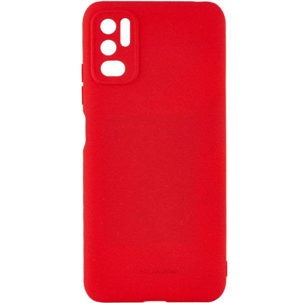 Накладка TPU Molan Cano Smooth Case Red для Xiaomi Redmi Note 10 5G, Poco M3 Pro