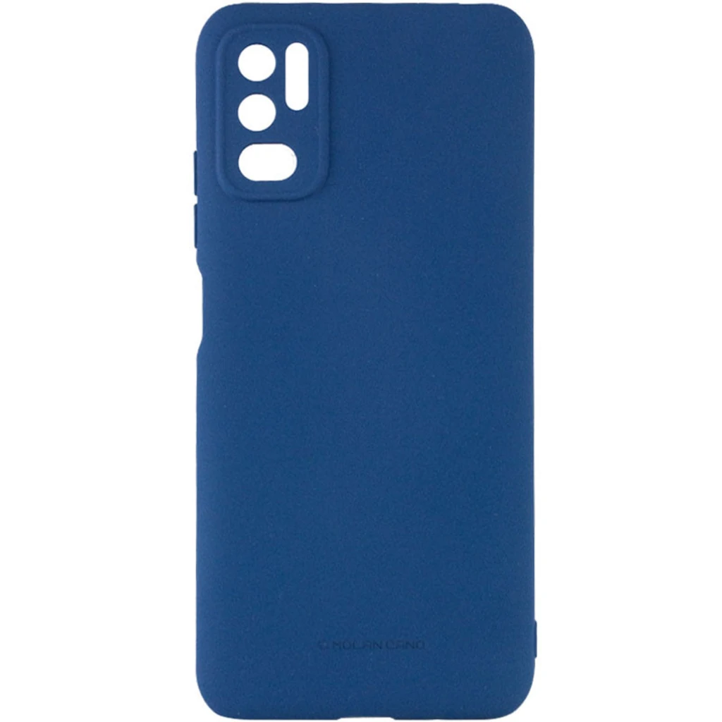Накладка TPU Molan Cano Smooth Case Blue для Xiaomi Redmi Note 10 5G, Poco M3 Pro