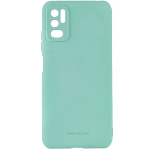 Цвет: Голубой - Чехол TPU Molan Cano Smooth Case Turquois для Xiaomi Redmi Note 10 5G, Poco M3 Pro