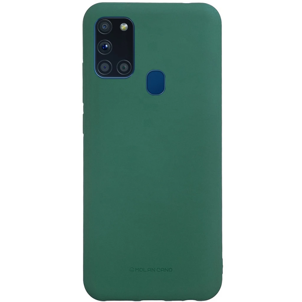 Накладка TPU Molan Cano Smooth Case Green для Samsung Galaxy A21s SM-A217