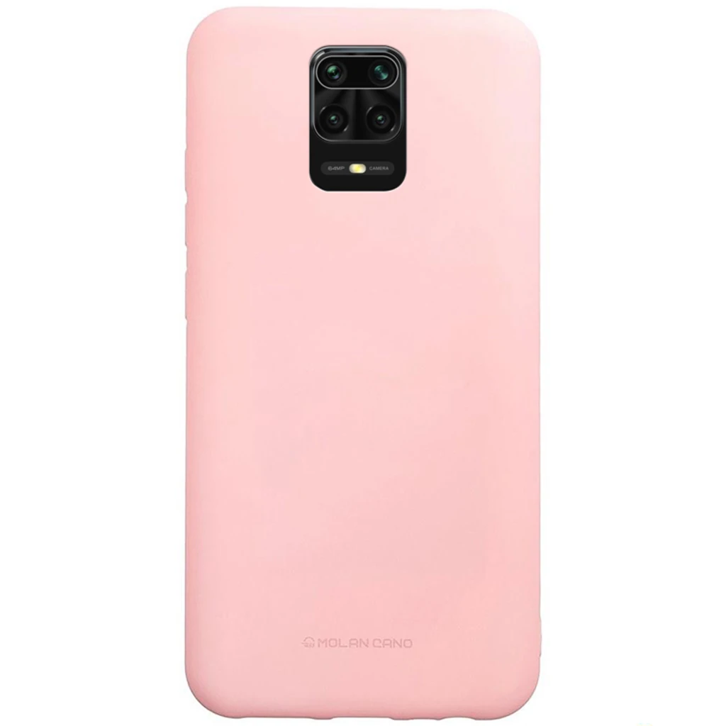 Накладка TPU Molan Cano Smooth Case Pink для Xiaomi Redmi Note 9s, Redmi Note 9 Pro, Redmi Note 9 Pro Max