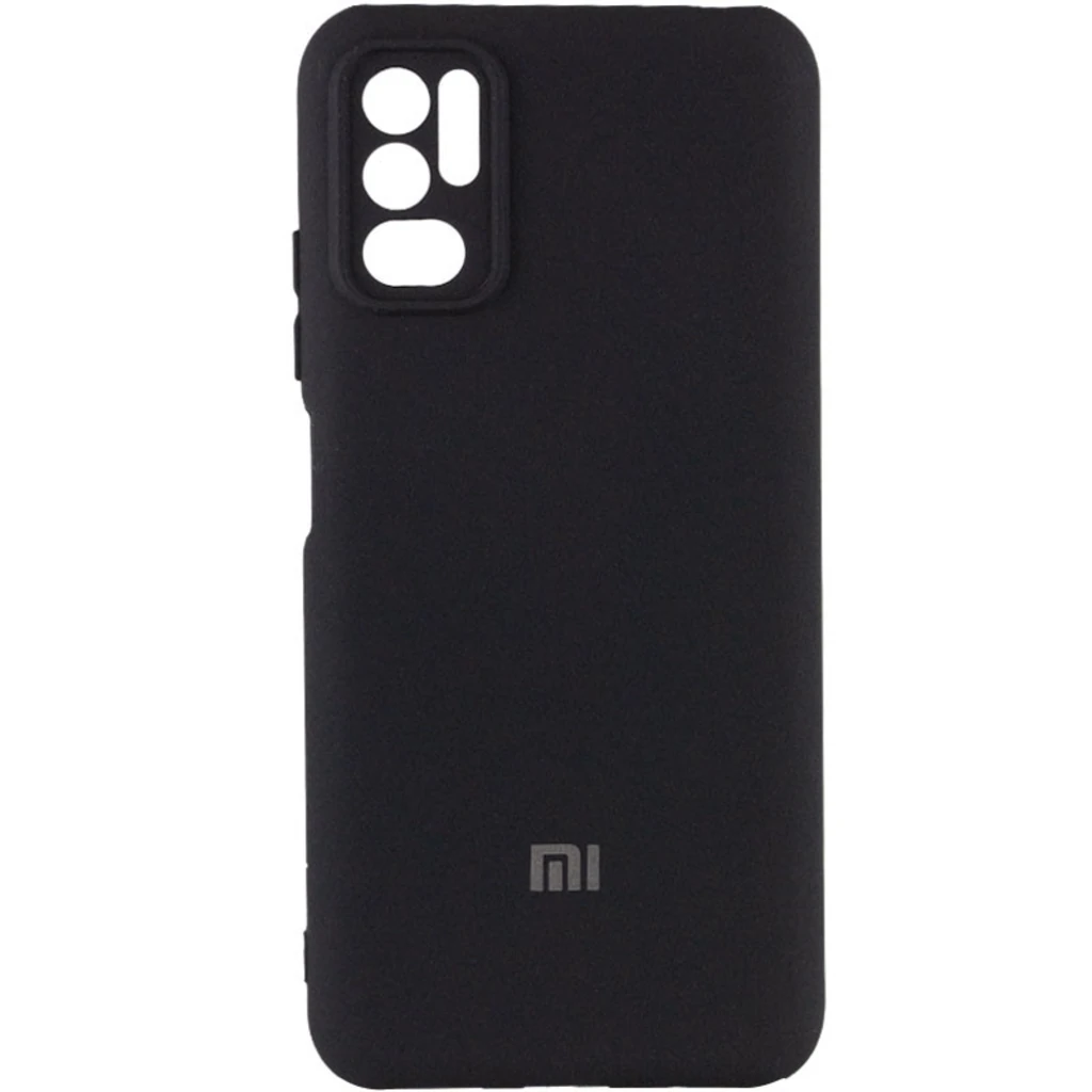 Чехол Silicone Cover My Color Full Camera Black для Xiaomi Redmi Note 10 5G, Poco M3 Pro