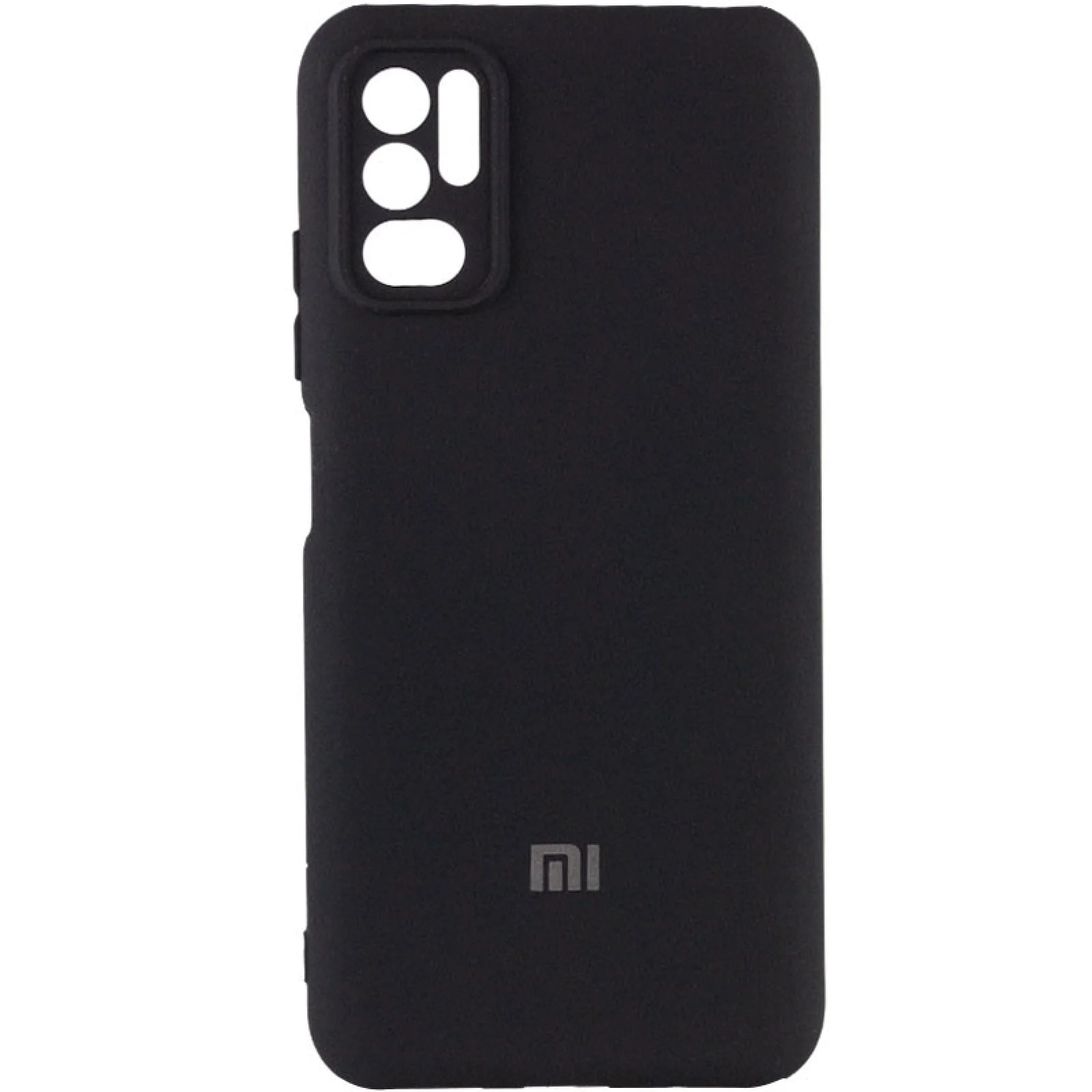 Чохол Silicone Cover My Color Full Camera Black для Xiaomi Redmi Note 10 5G, Poco M3 Pro