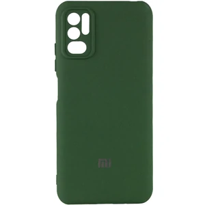 Чехол Silicone Cover My Color Full Camera Dark Green для Xiaomi Redmi Note 10 5G, Poco M3 Pro
