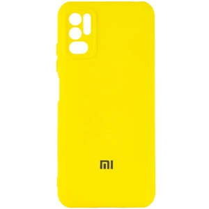 Цвет: Желтый - Чехол Silicone Cover My Color Full Camera Flash для Xiaomi Redmi Note 10 5G, Poco M3 Pro