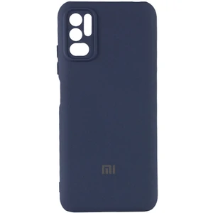 Колір: Синій - Чохол Silicone Cover My Color Full Camera Midnight Blue для Xiaomi Redmi Note 10 5G, Poco M3 Pro