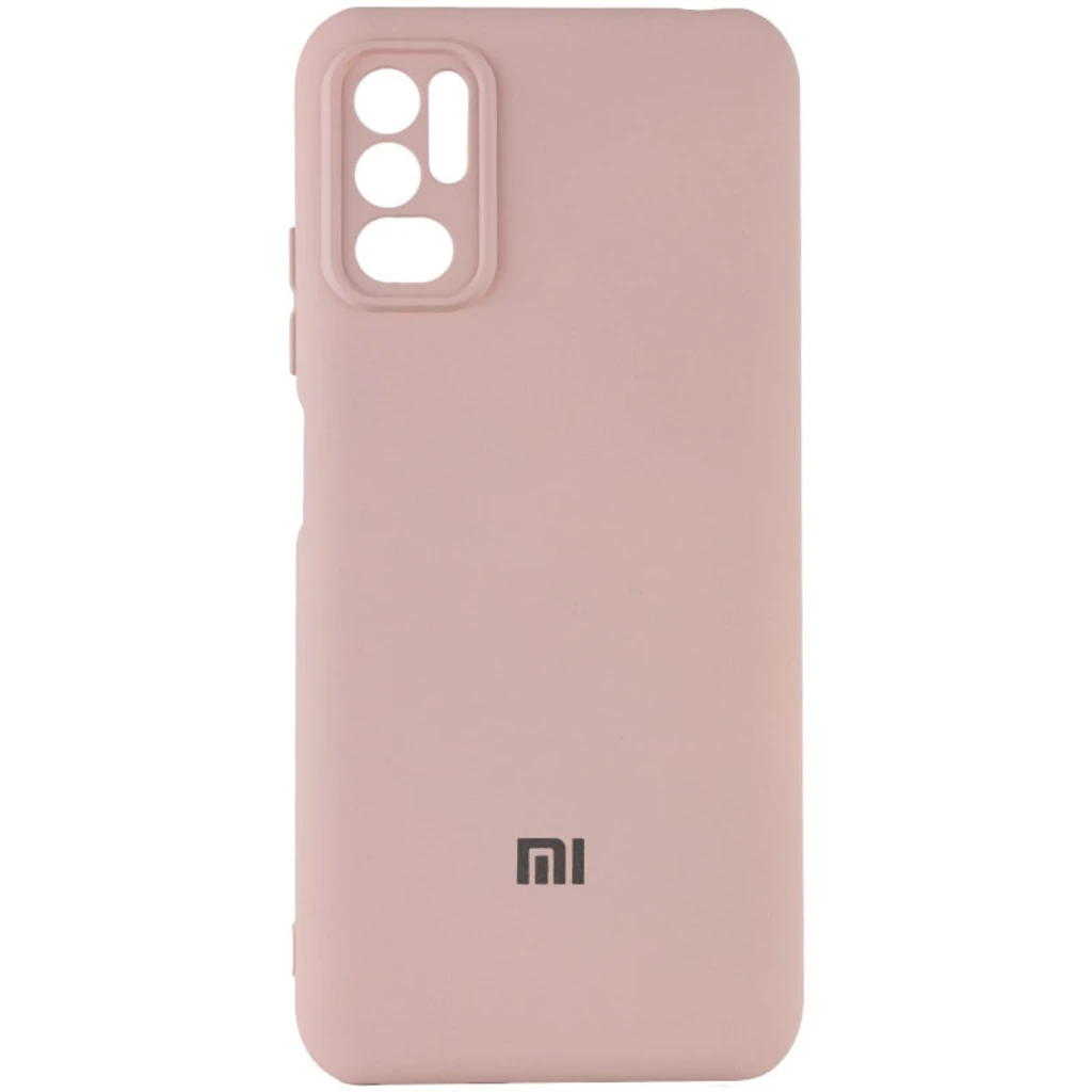 Чехол Silicone Cover My Color Full Camera Pink Sand для Xiaomi Redmi Note 10 5G, Poco M3 Pro
