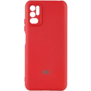 Цвет: Красный - Чехол Silicone Cover My Color Full Camera Red для Xiaomi Redmi Note 10 5G, Poco M3 Pro