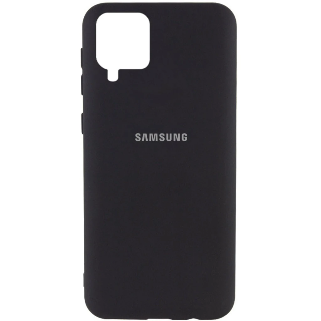 Чохол Silicone Cover My Color Full Protective Black для Samsung Galaxy A12 SM-A125
