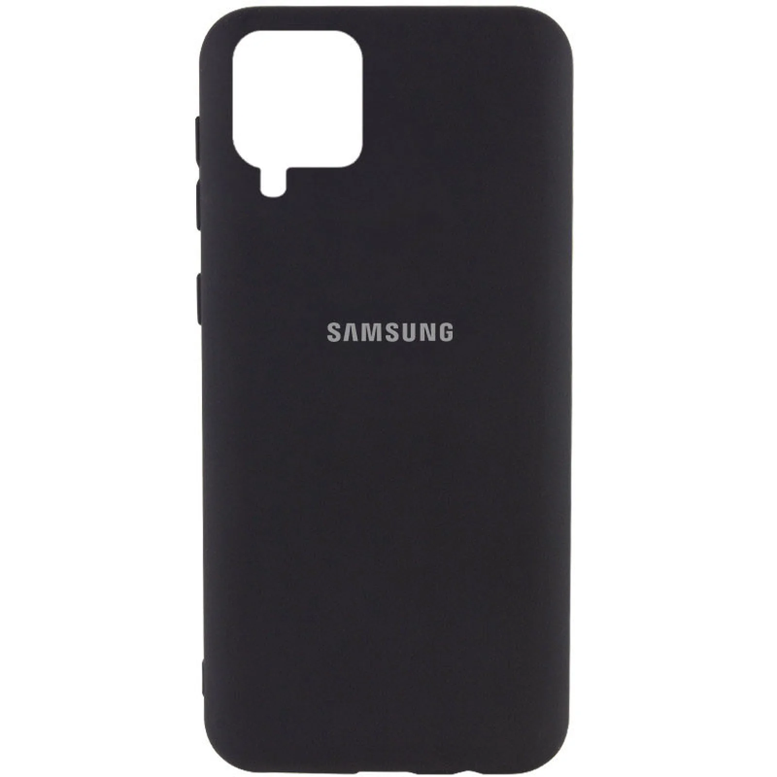 Чехол Silicone Cover My Color Full Protective Black для Samsung Galaxy A12 SM-A125