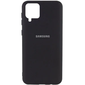 Цвет: Черный - Чехол Silicone Cover My Color Full Protective Black для Samsung Galaxy A12 SM-A125