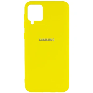 Цвет: Желтый - Чехол Silicone Cover My Color Full Protective Flash для Samsung Galaxy A12 SM-A125