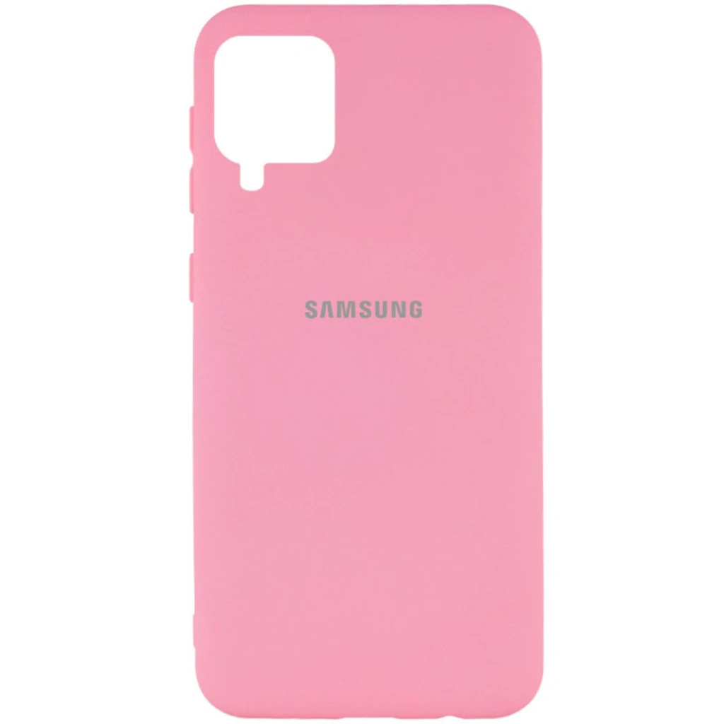 Чехол Silicone Cover My Color Full Protective Pink для Samsung Galaxy A12 SM-A125