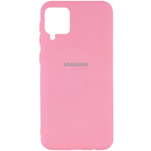 Цвет: Розовый - Чехол Silicone Cover My Color Full Protective Pink для Samsung Galaxy A12 SM-A125