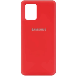 Цвет: Красный - Чехол Silicone Cover My Color Full Protective Red для Samsung Galaxy A72 SM-A725