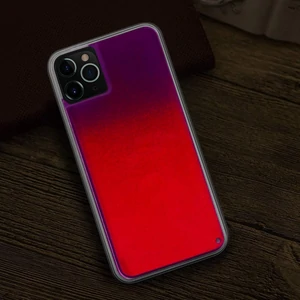Неоновый чехол TPU Neon Sand Glow in the Dark Blue для iPhone 11 Pro