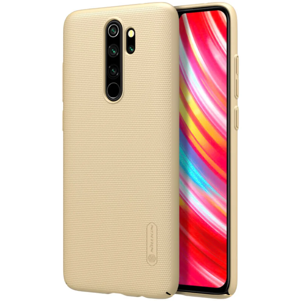 Чехол Nillkin Super Frosted Shield Gold для Xiaomi Redmi Note 8 Pro