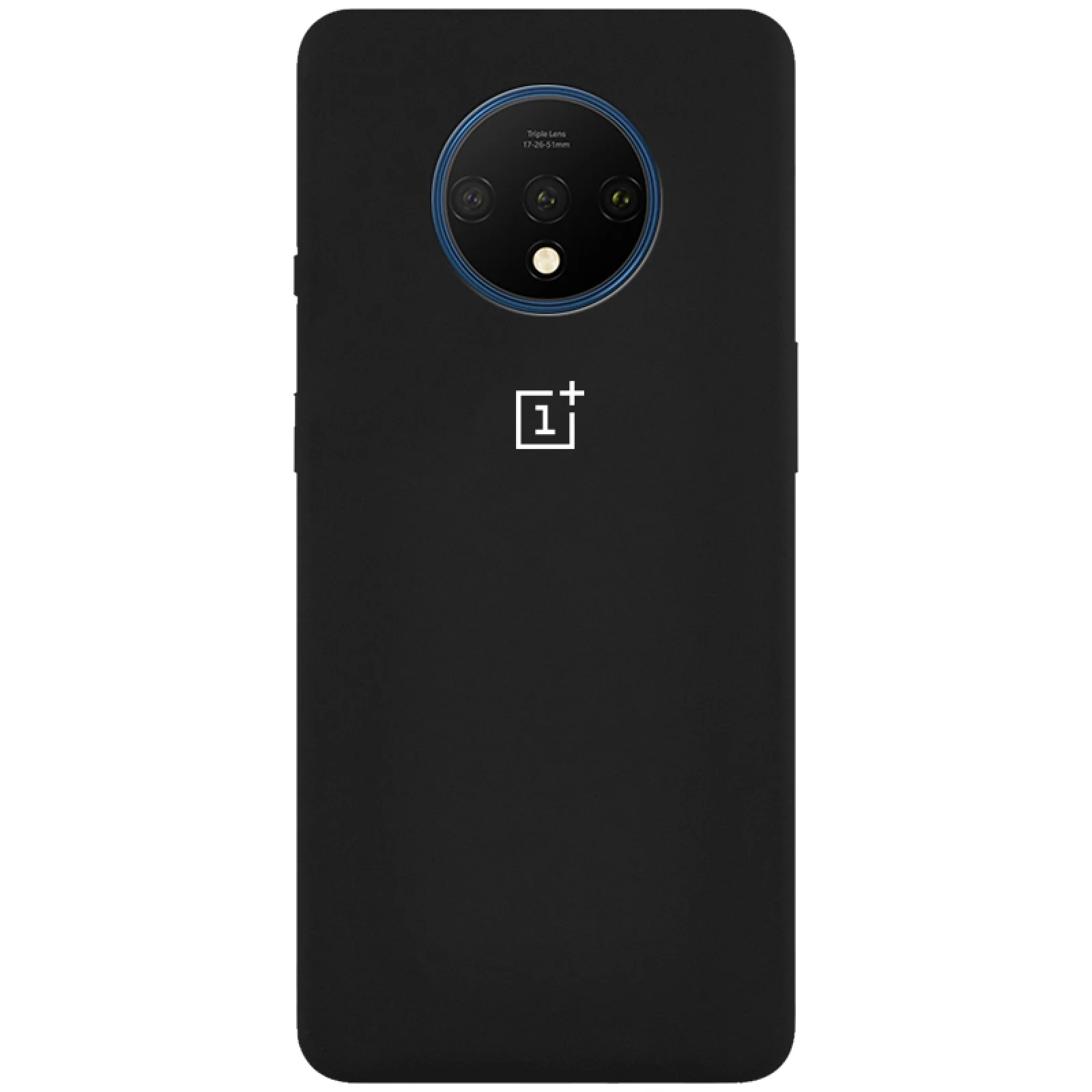 Чохол Silicone Case Full Protective Black для OnePlus 7T