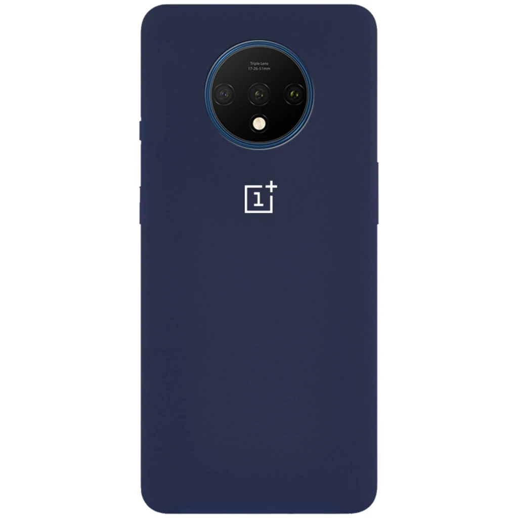 Чохол Silicone Case Full Protective Dark Blue для OnePlus 7T
