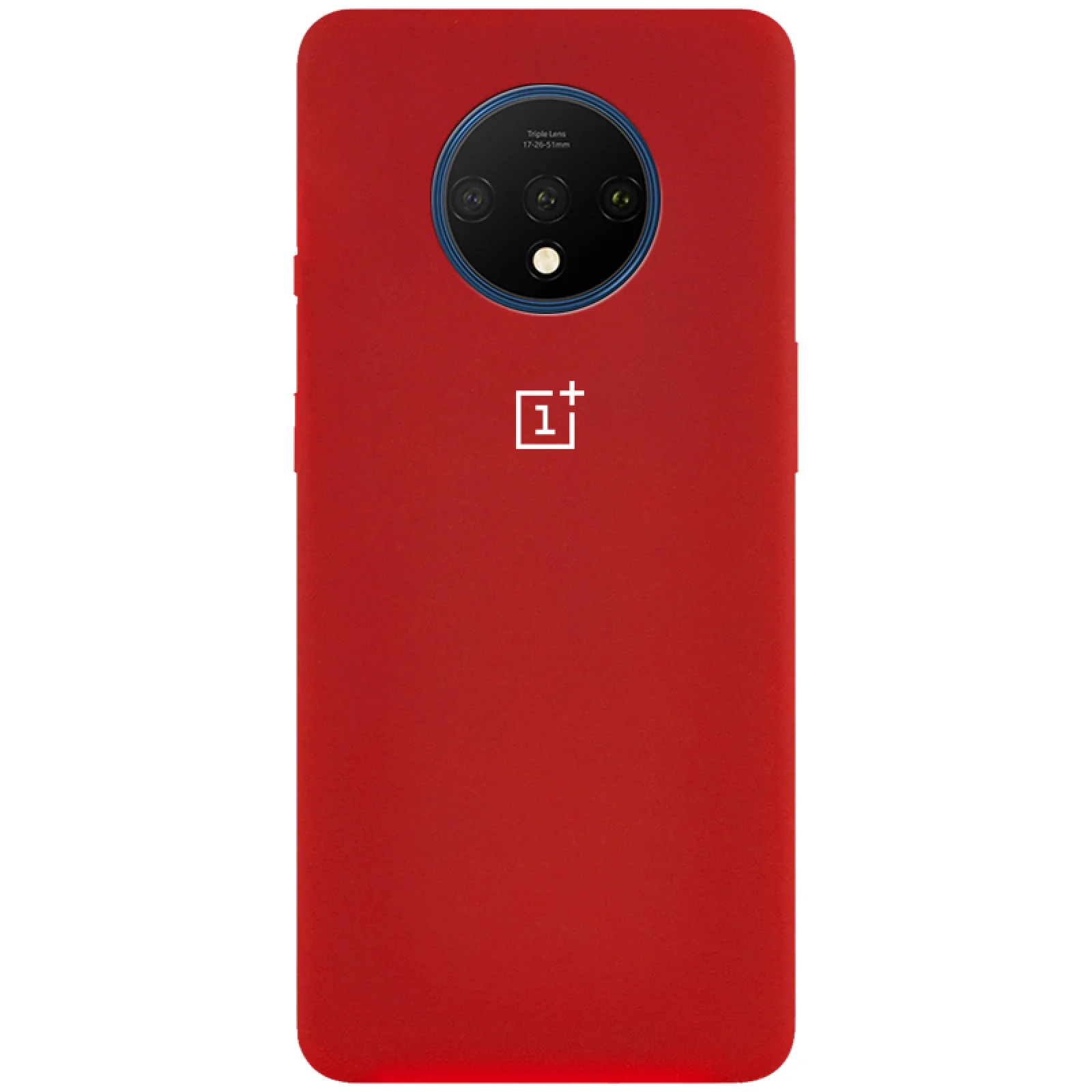 Чохол Silicone Case Full Protective Dark Red для OnePlus 7T