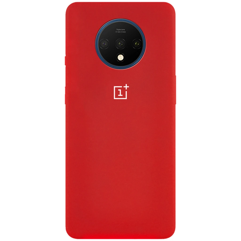 Чохол Silicone Case Full Protective Red для OnePlus 7T