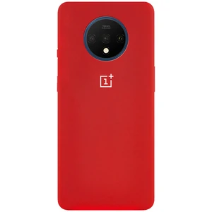 Колір: Червоний - Чохол Silicone Case Full Protective Red для OnePlus 7T