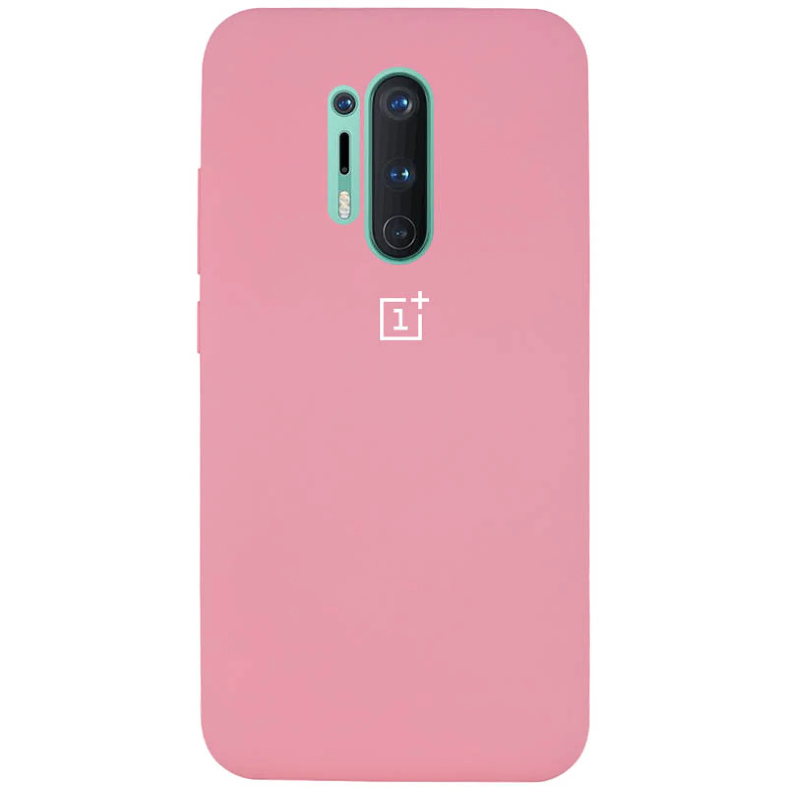 Чехол Silicone Case Full Protective Pink для OnePlus 8 Pro