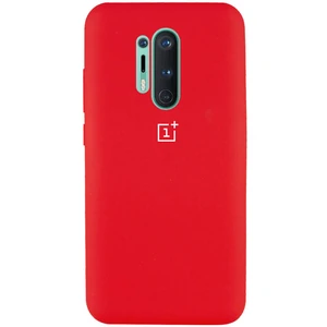 Чехол Silicone Case Full Protective Red для OnePlus 8 Pro