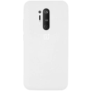 Чехол Silicone Case Full Protective White для OnePlus 8 Pro