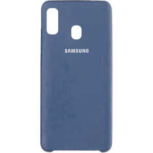 Чехол Samsung Galaxy A20 2019 SM-A205 Silicone Original Soft Case Dark Blue