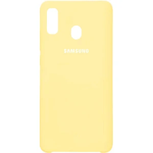 Цвет: Желтый - Чехол Samsung Galaxy A20 2019 SM-A205 Silicone Original Soft Case Yellow