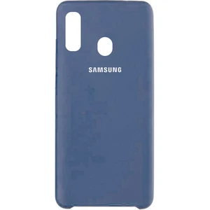 Колір: Синій - Чохол Samsung Galaxy A40 2019 SM-A405 Silicone Original Soft Case Dark Blue
