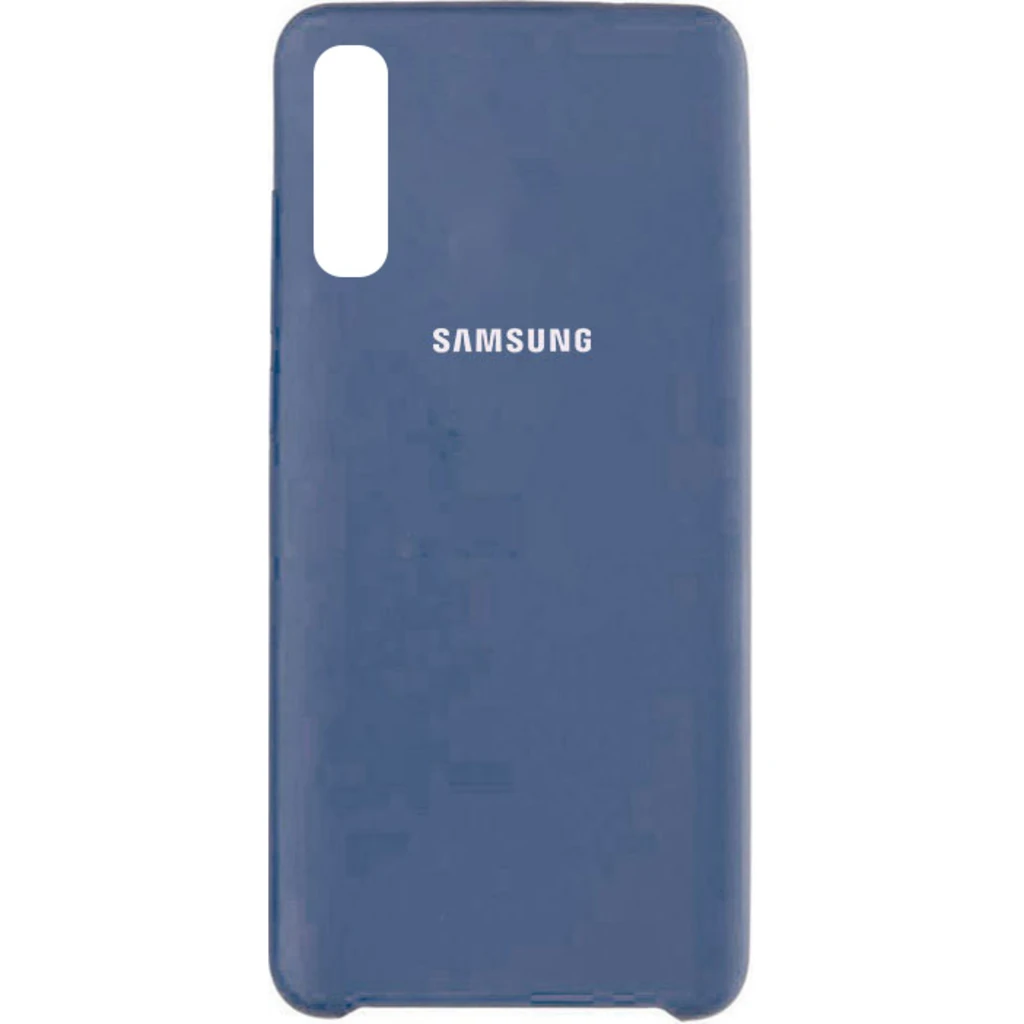 Чехол Samsung Galaxy A50 2019 SM-A505 Silicone Original Soft Case Dark Blue