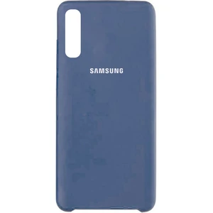 Цвет: Синий - Чехол Samsung Galaxy A50 2019 SM-A505 Silicone Original Soft Case Dark Blue