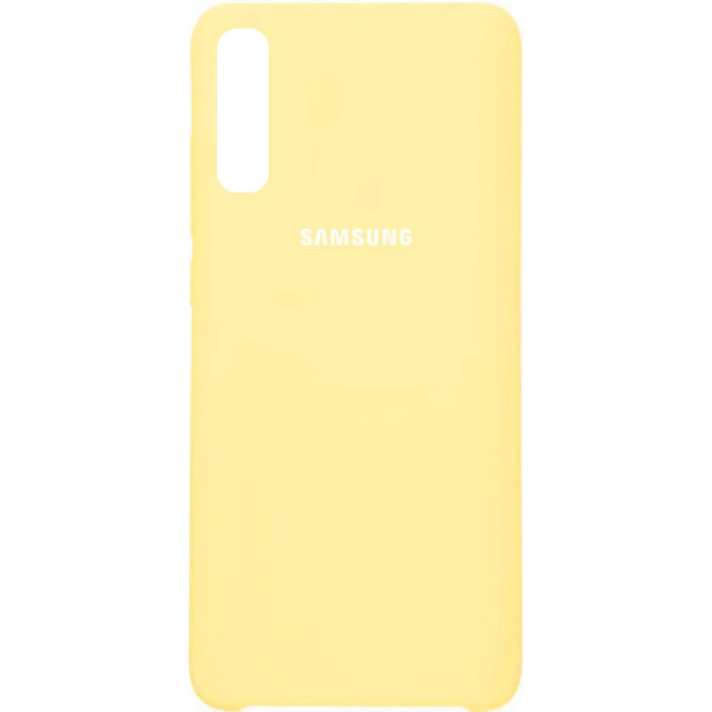 Чехол Samsung Galaxy A50 2019 SM-A505 Silicone Original Soft Case Yellow