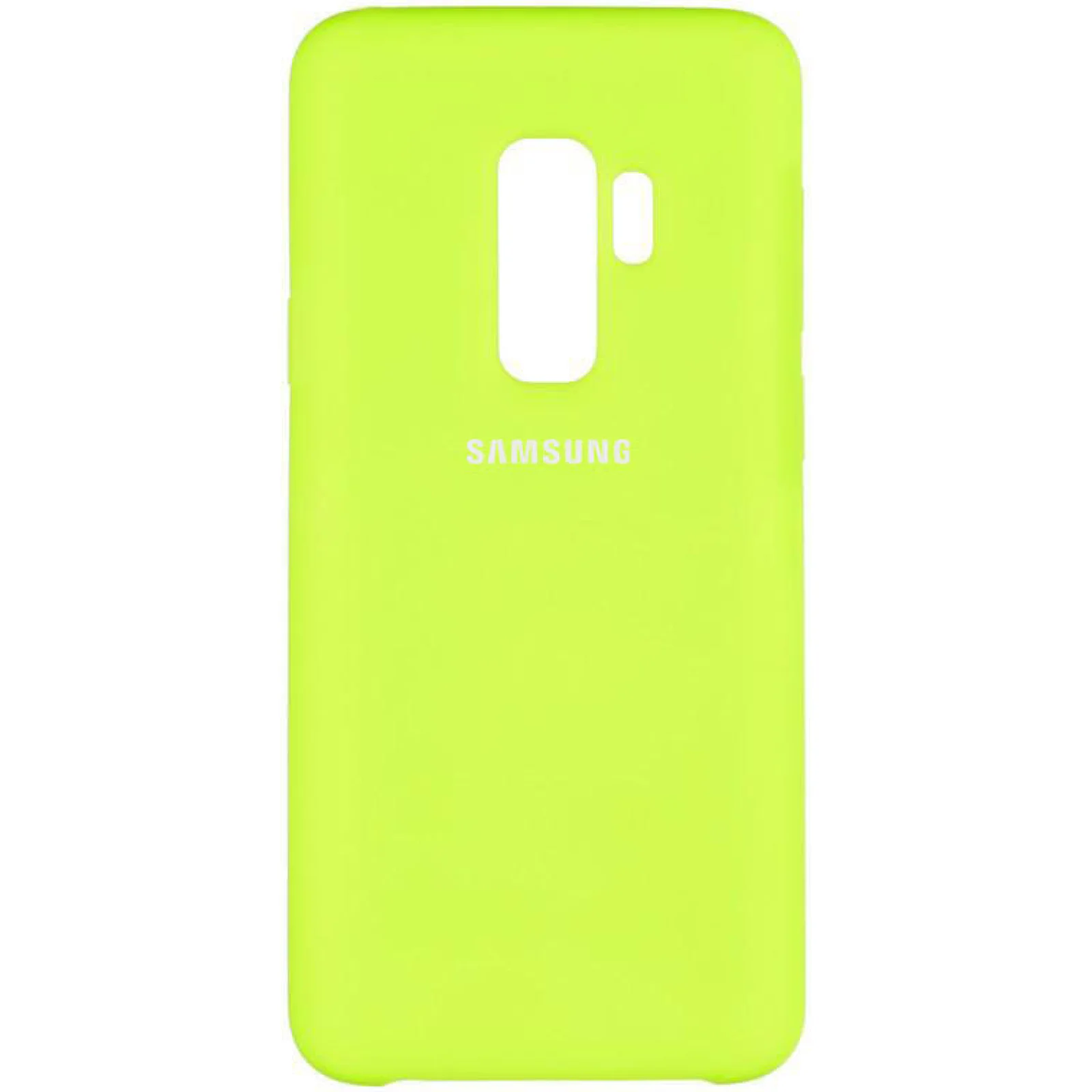 Чохол Samsung G965 Galaxy S9+ Silicone Original Soft Case Lime (39)