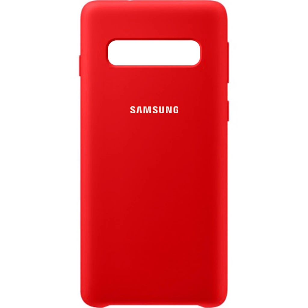 Чехол Samsung G975 Galaxy S10 Plus Silicone Original Soft Case Red
