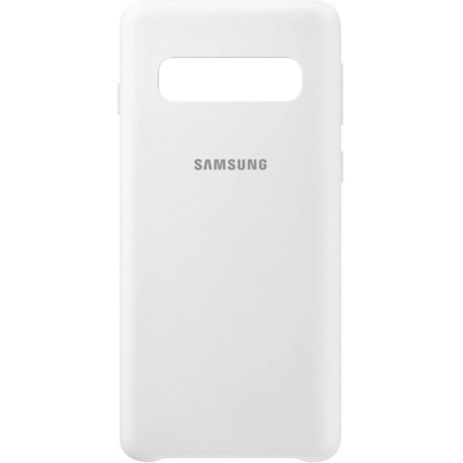 Чехол Samsung G975 Galaxy S10 Plus Silicone Original Soft Case White