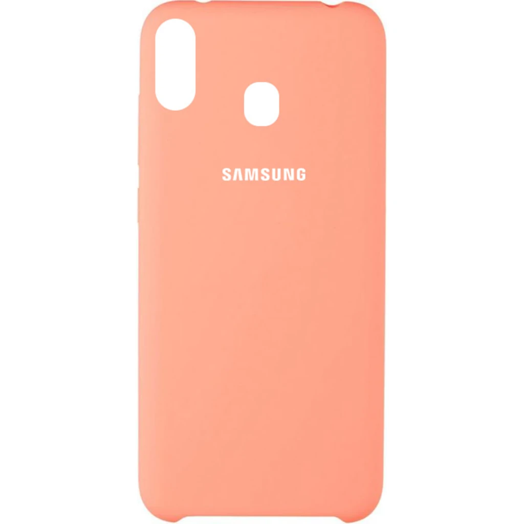 Чохол Samsung Galaxy M20 (SM-M205) Silicone Original Soft Case Pink